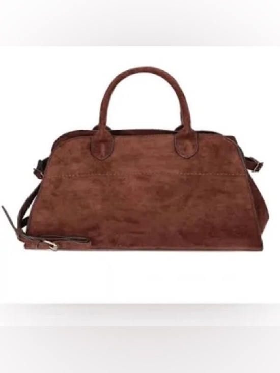 Time and Tru Handbags - CHIC
Time and Tru Sage Satchel Soft Faux Suede Tote Bag
10.6" H x 9.4" W x 15.9"
